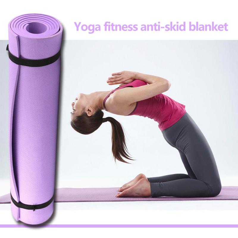 3MM Thick EVA Yoga Mats Anti-slip Sport Fitness Mat Blanket For Exercise  Yoga And Pilates Gymnastics Mat Fitness Equipment